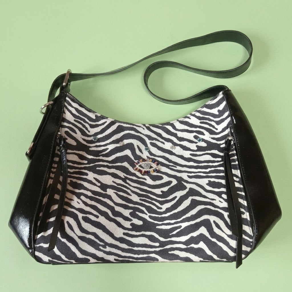 Bolso Zebra y Ojo Místico