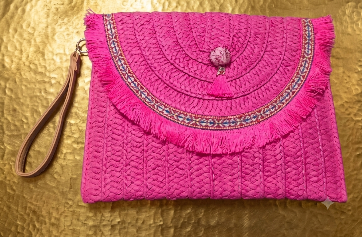 Bolso Clutch "Buganvilla"