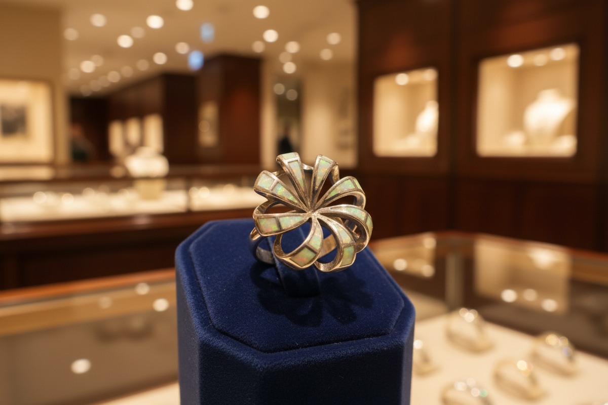 Anillo Molinillo en tienda de joyería fina