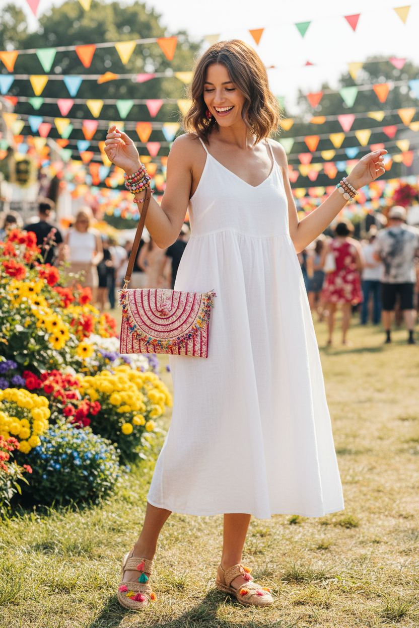 Bolso Clutch Arco Iris lifestyle