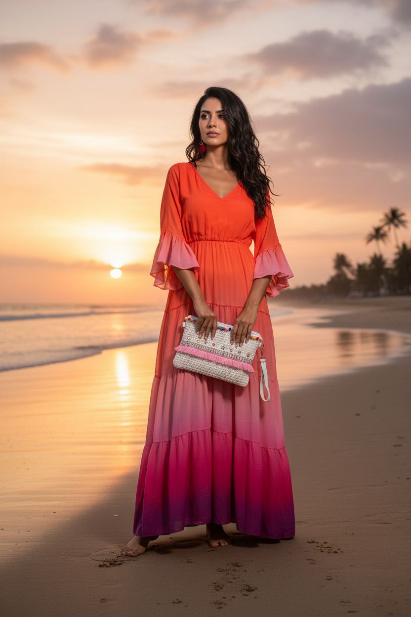 Bolso Clutch Atardecer lifestyle