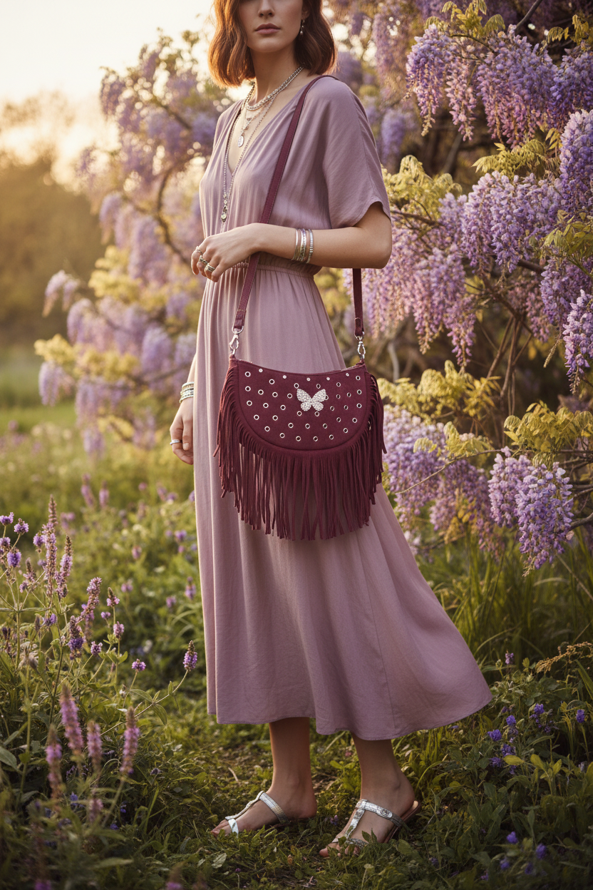 Bolso Mariposa Brillante lifestyle