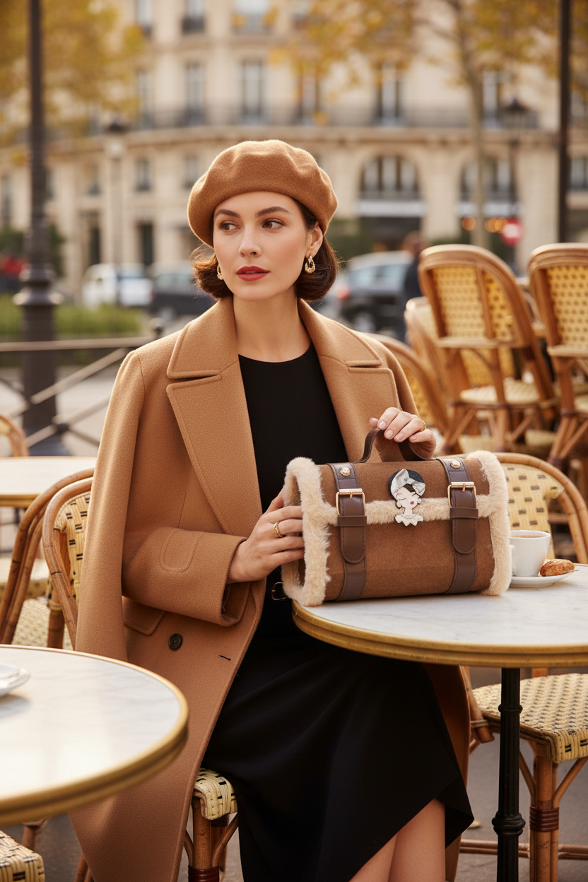 Bolso Vintage Camel lifestyle