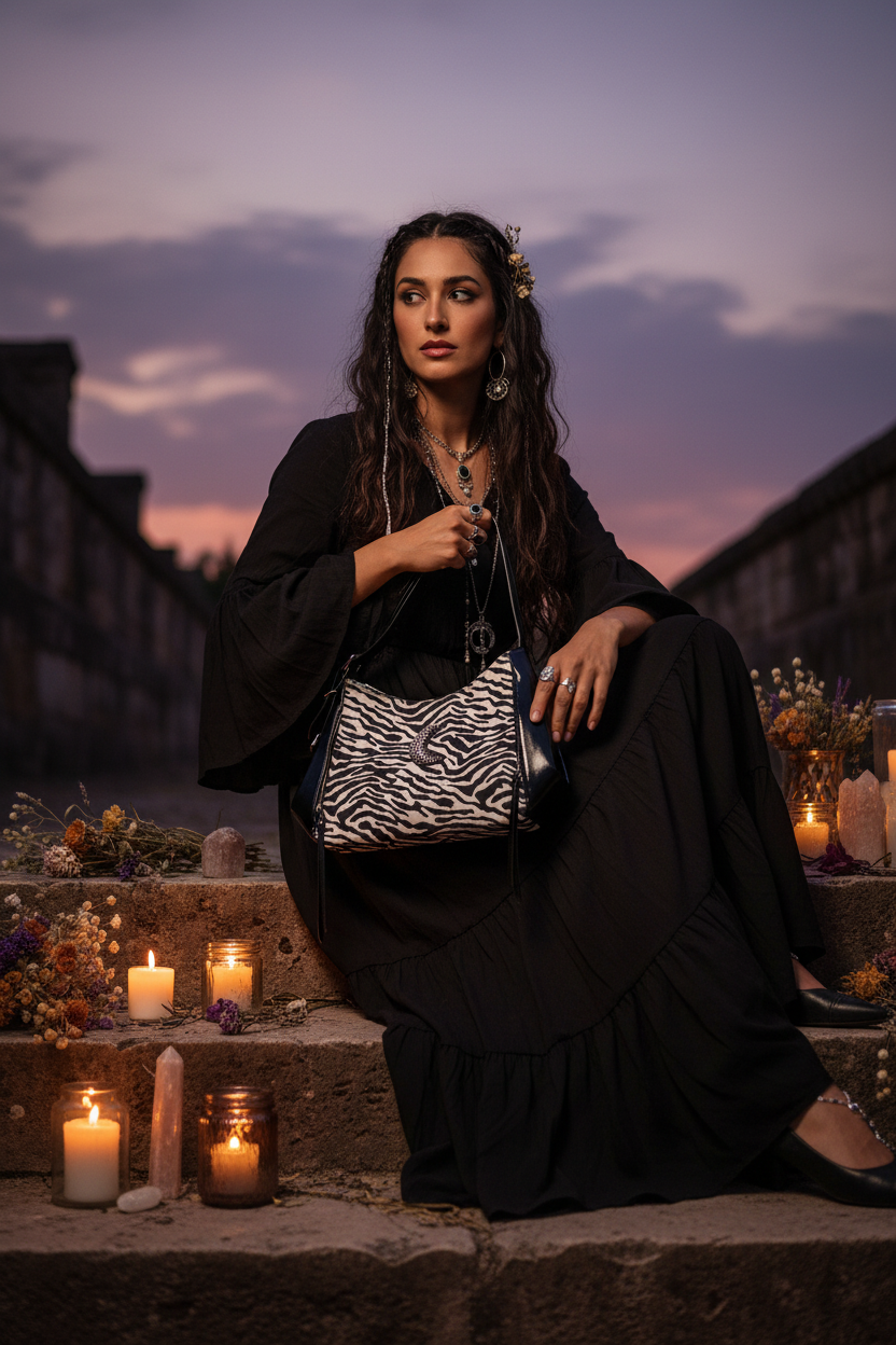 Bolso Zebra Moon lifestyle