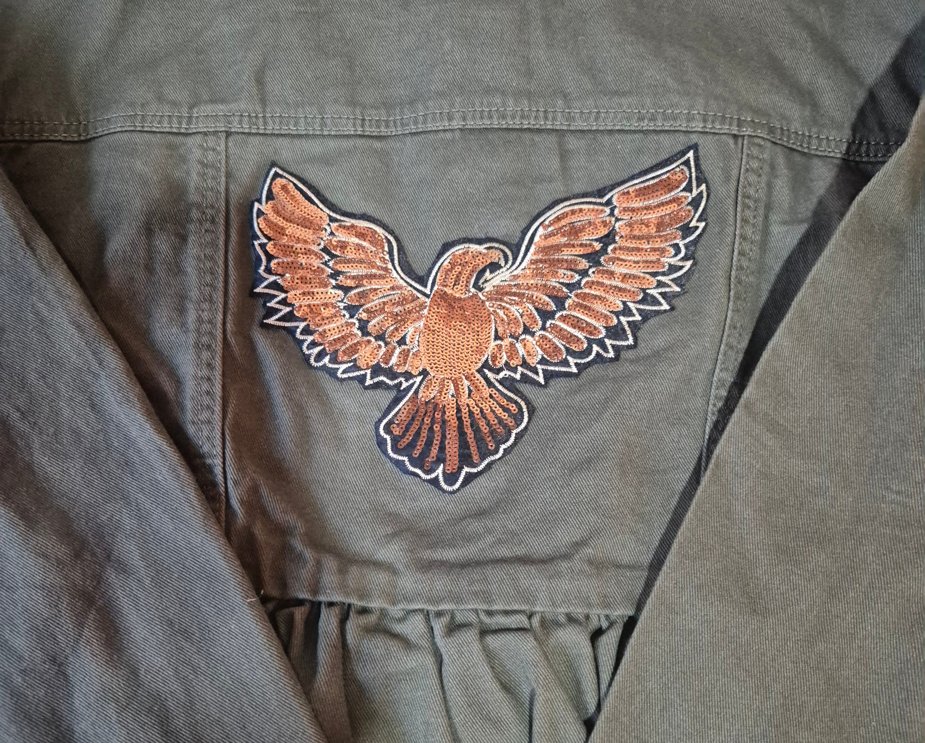 Vista frontal chaqueta vaquera Águila Imperial edición especial | vaqueraspain