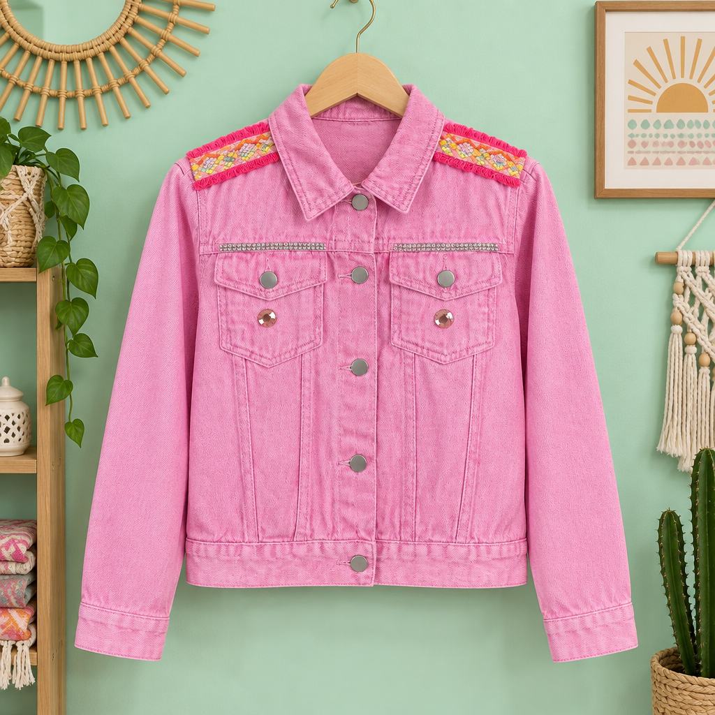 Chaqueta Pink Tribal en tienda