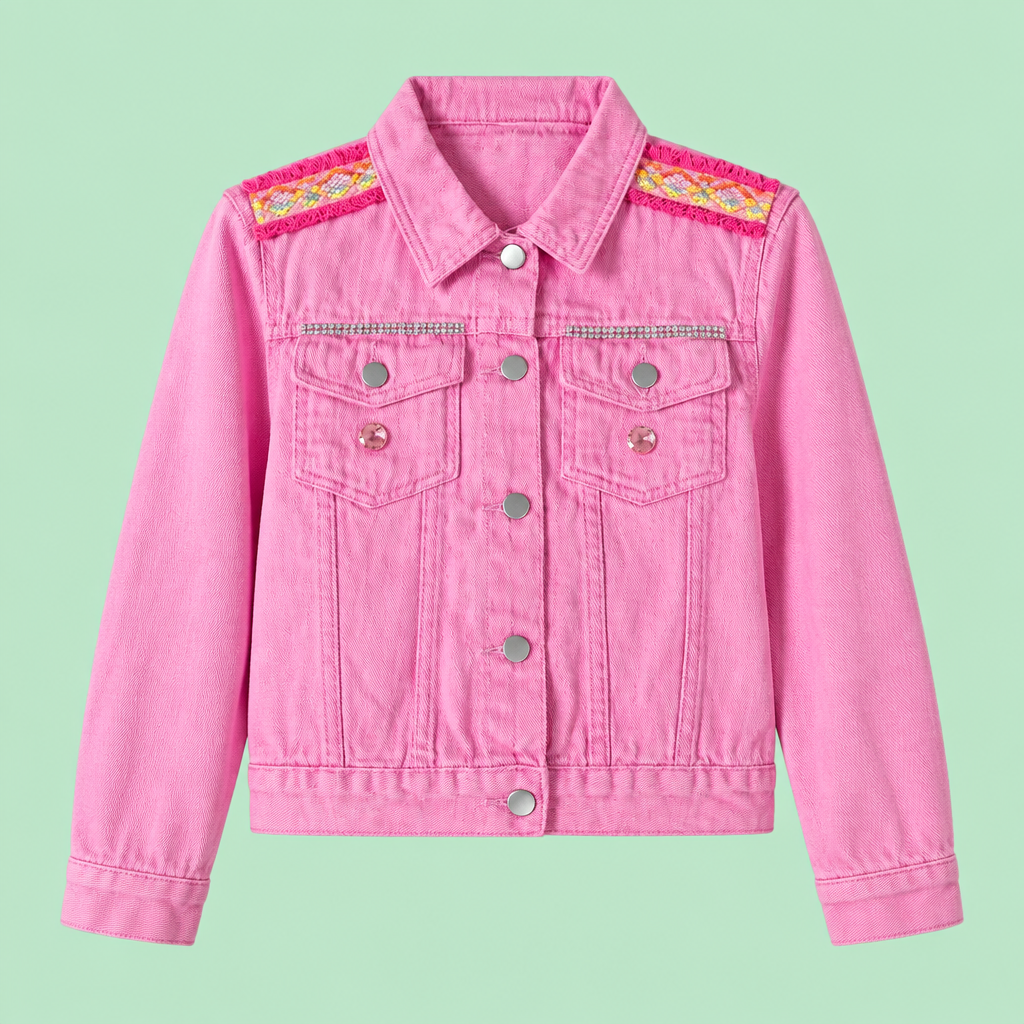 Chaqueta Pink Tribal, frontal