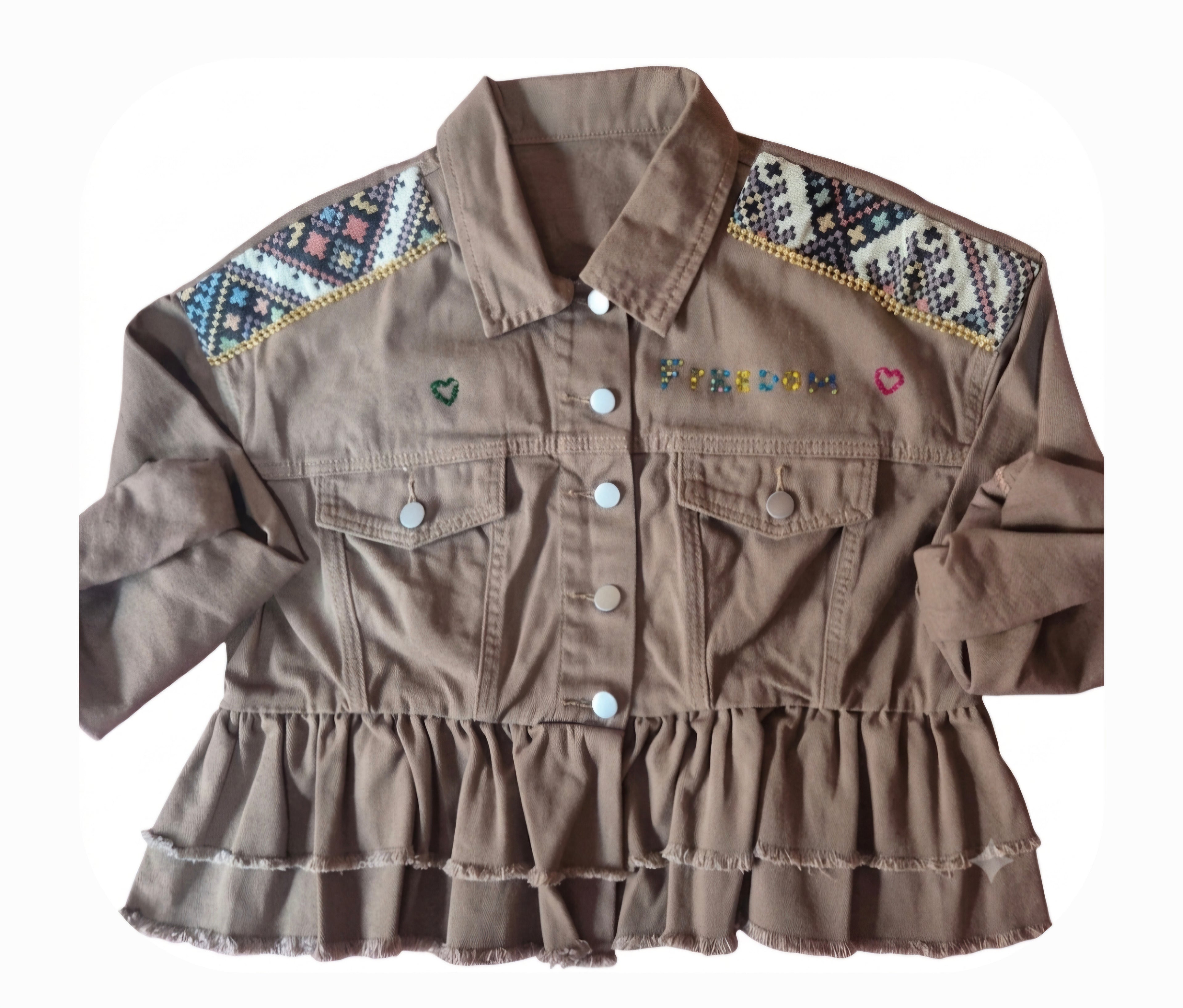 Chaqueta vaquera étnica "FREEDOM"