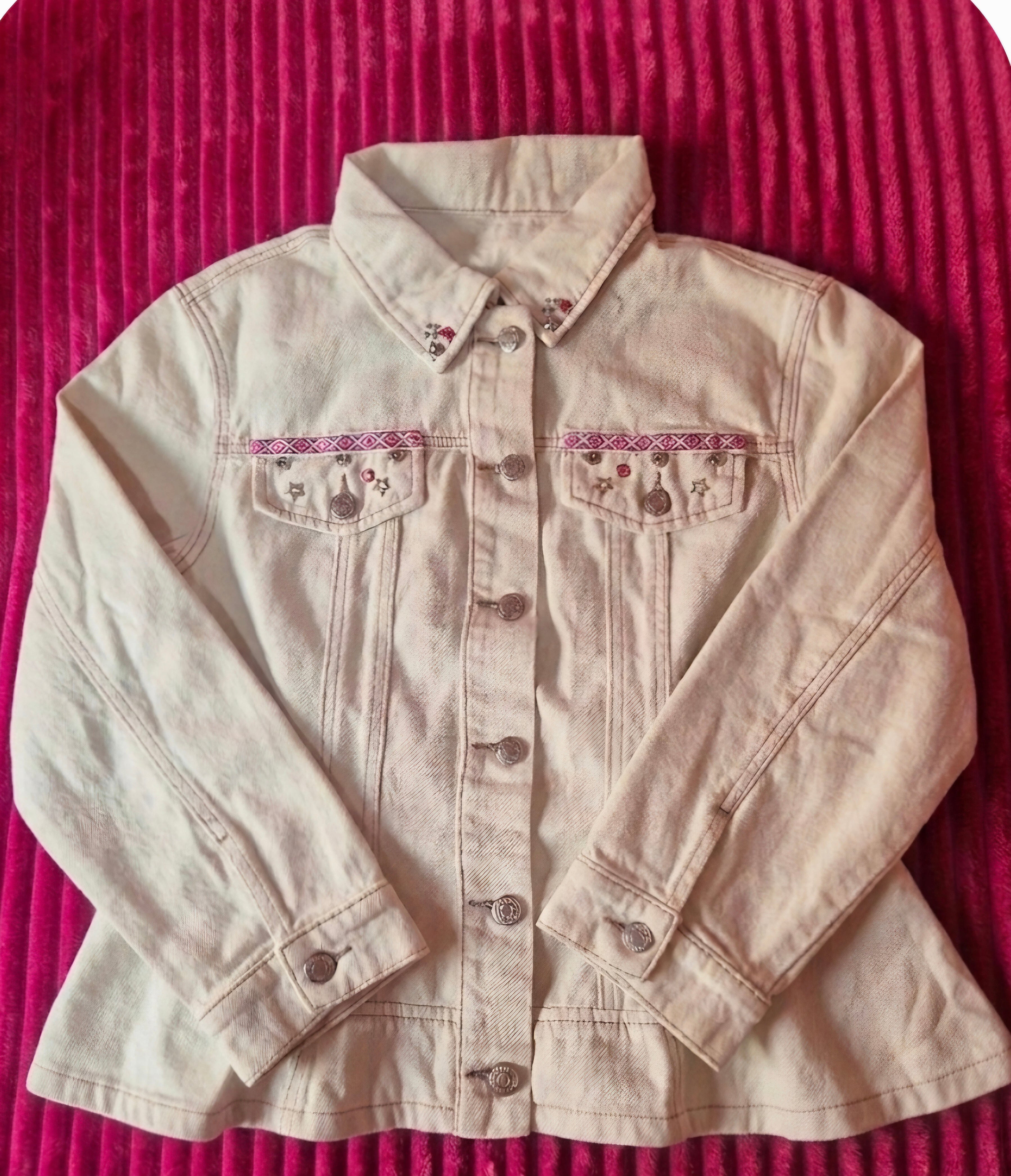 Chaqueta vaquera "Marfil"