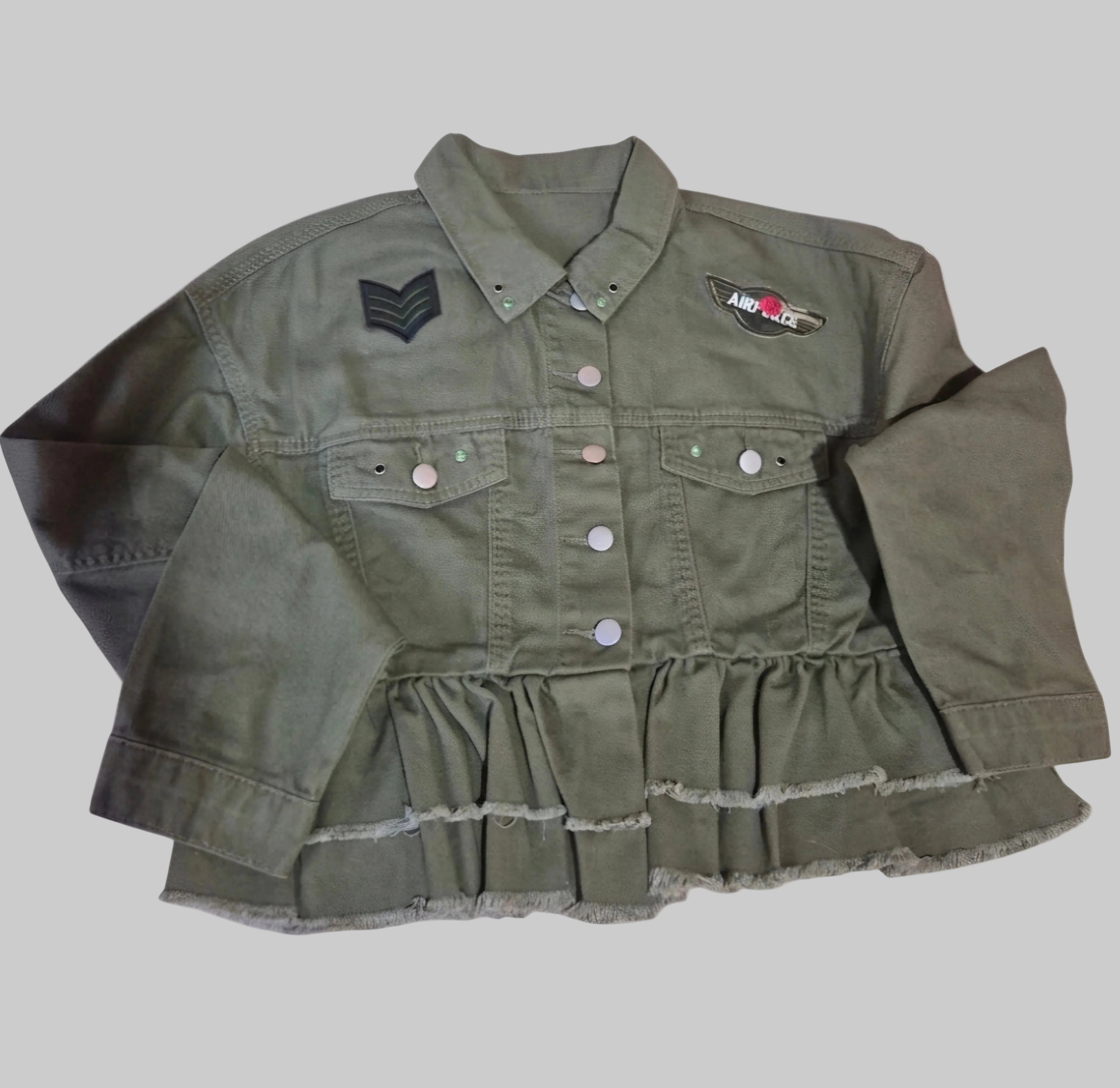 Vista trasera chaqueta vaquera Águila Imperial boho chic | vaqueraspain
