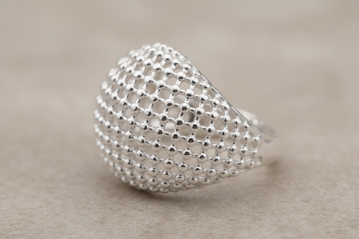 Detalle macro del anillo