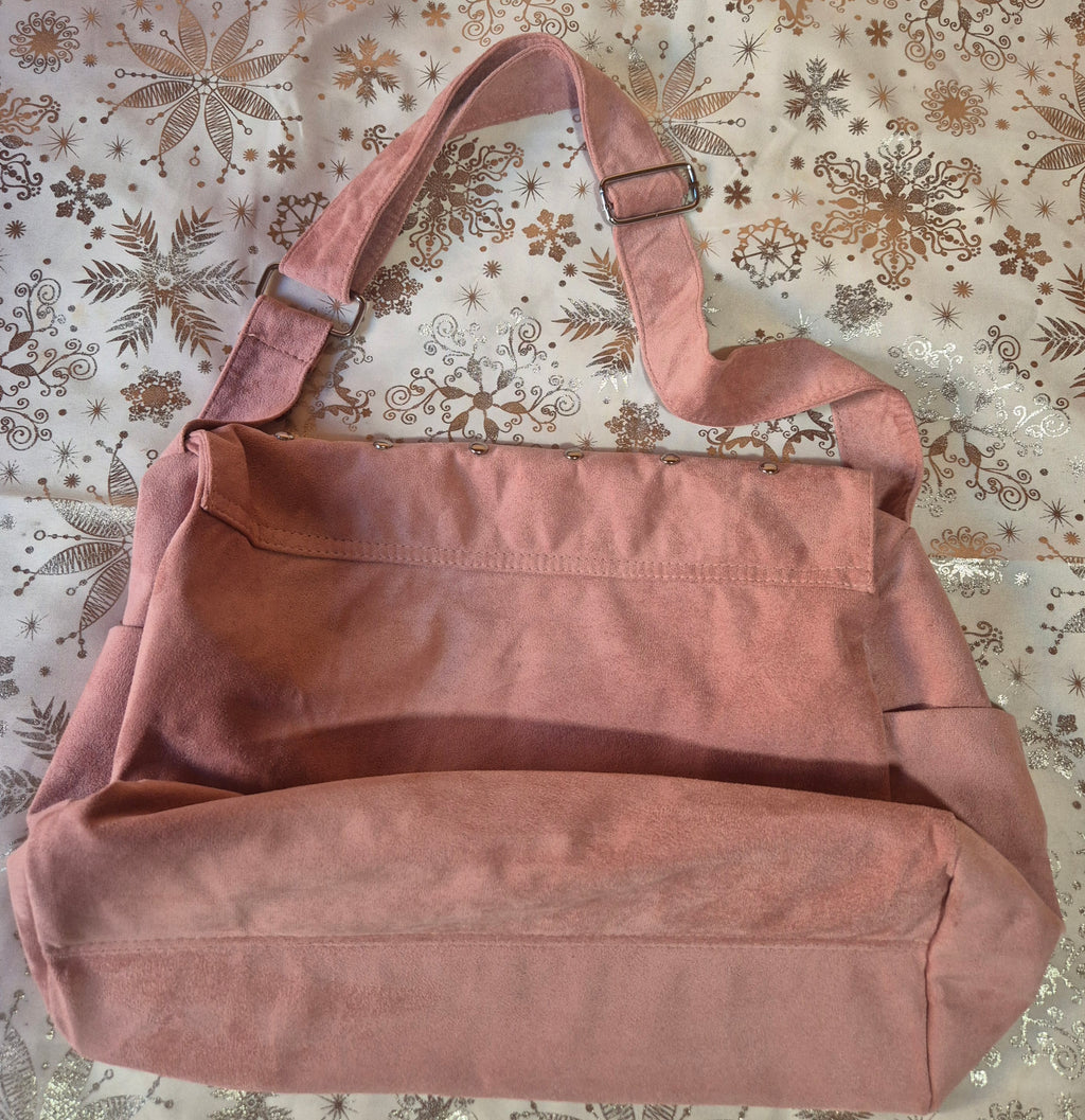 Bolso tote rosa pastel bota vaquera sombrero detalle - vaqueraspain