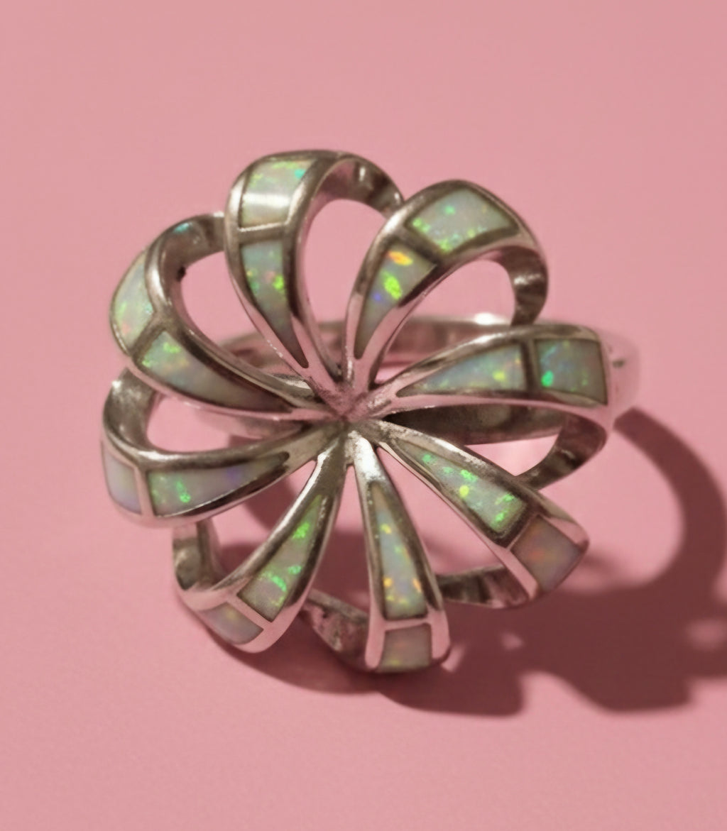 Detalle diseño molinillo anillo de plata 925 artesanal | vaqueraspain