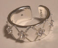 Anillo bohemio moderno rombos entrelazados de plata 925 joyería fina vintage | vaqueraspain