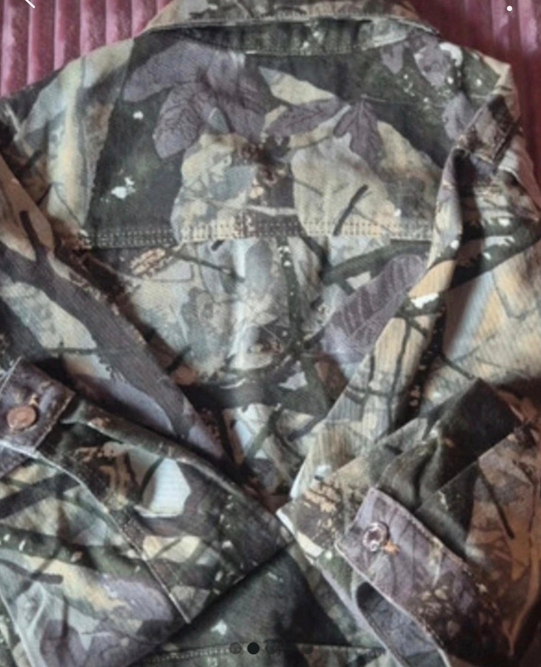 Detalle románticos chaqueta vaquera de caza talla L vintage | vaqueraspain