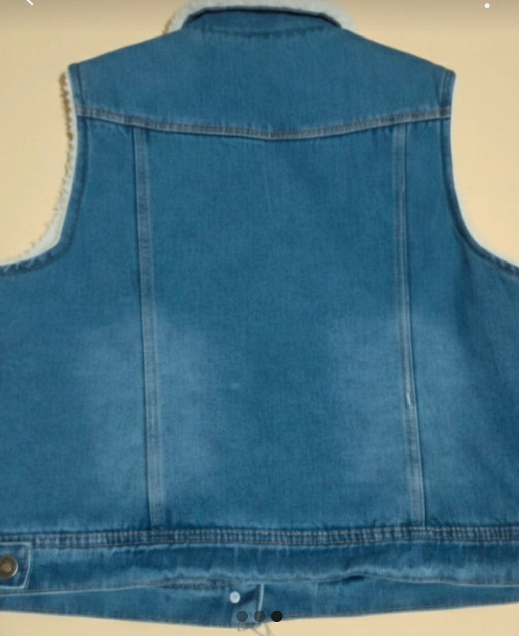 Chaleco vaquero vintage boho TopGun vista lateral - vaqueraspain